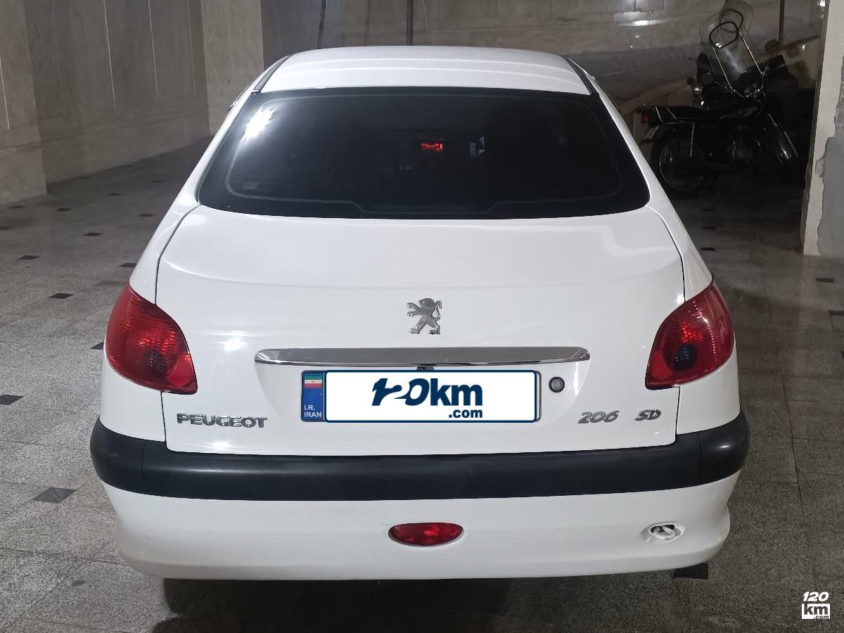فروش پژو 206 SD V8 ۱۳۹۹ (کم کارکرد) سفید بدون رنگ تهران خانی آباد (۲۵ بهمن ۱۴۰۲)