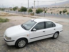 120km.com | فروش سمند، LX، مدل ۱۴۰۰، سفید، فارس، قیروکارزین