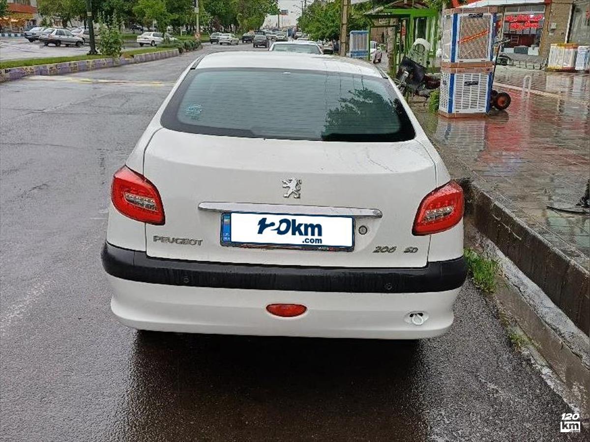 فروش پژو 206 SD V8 ۱۳۹۶ سفید بدون رنگ آذربایجان غربی بوکان (۲۴ اردیبهشت ۱۴۰۳)