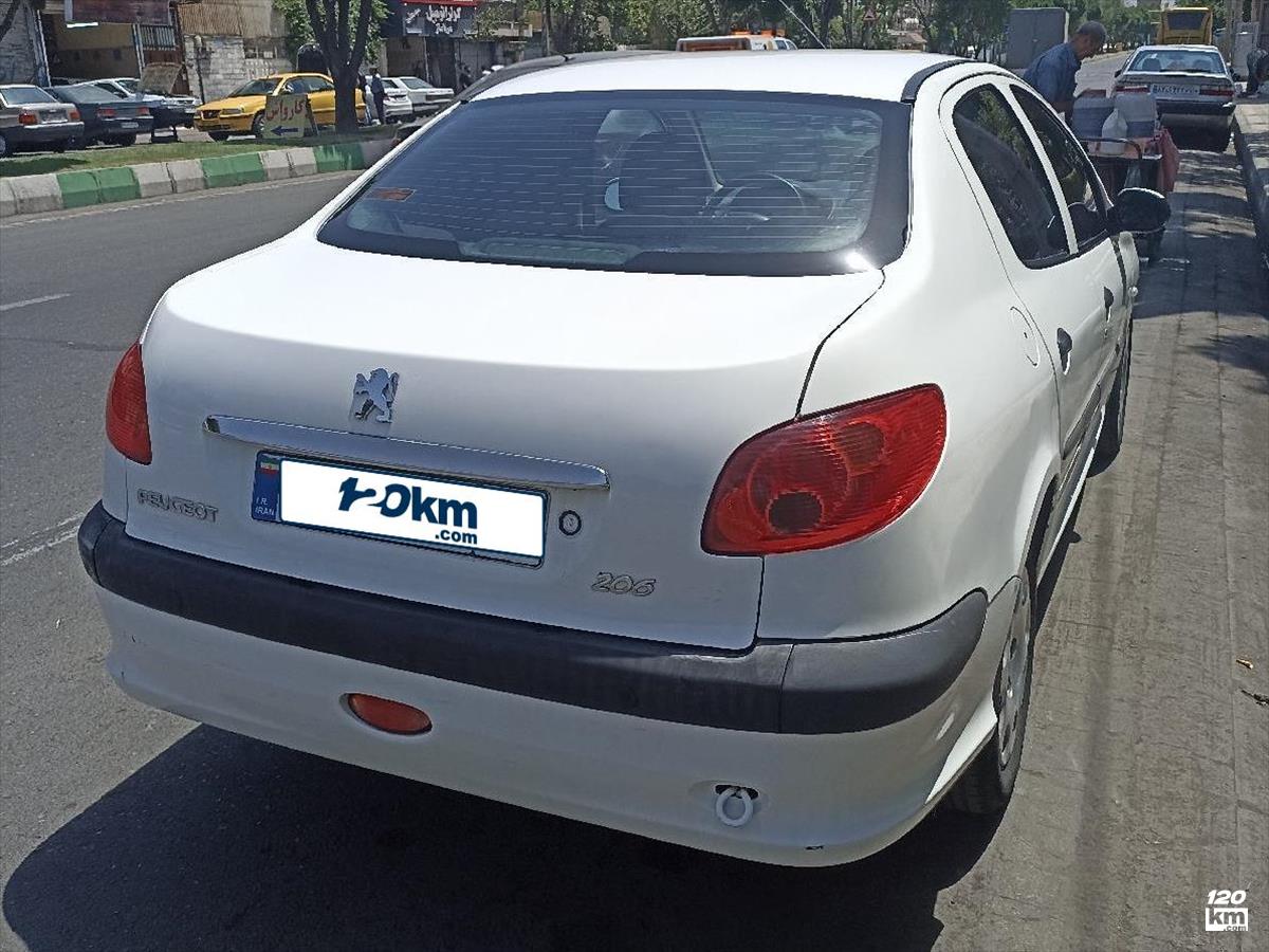 فروش پژو 206 SD V8 ۱۳۹۵ سفید بدون رنگ تهران دولت آباد (۱۰ خرداد ۱۴۰۳)