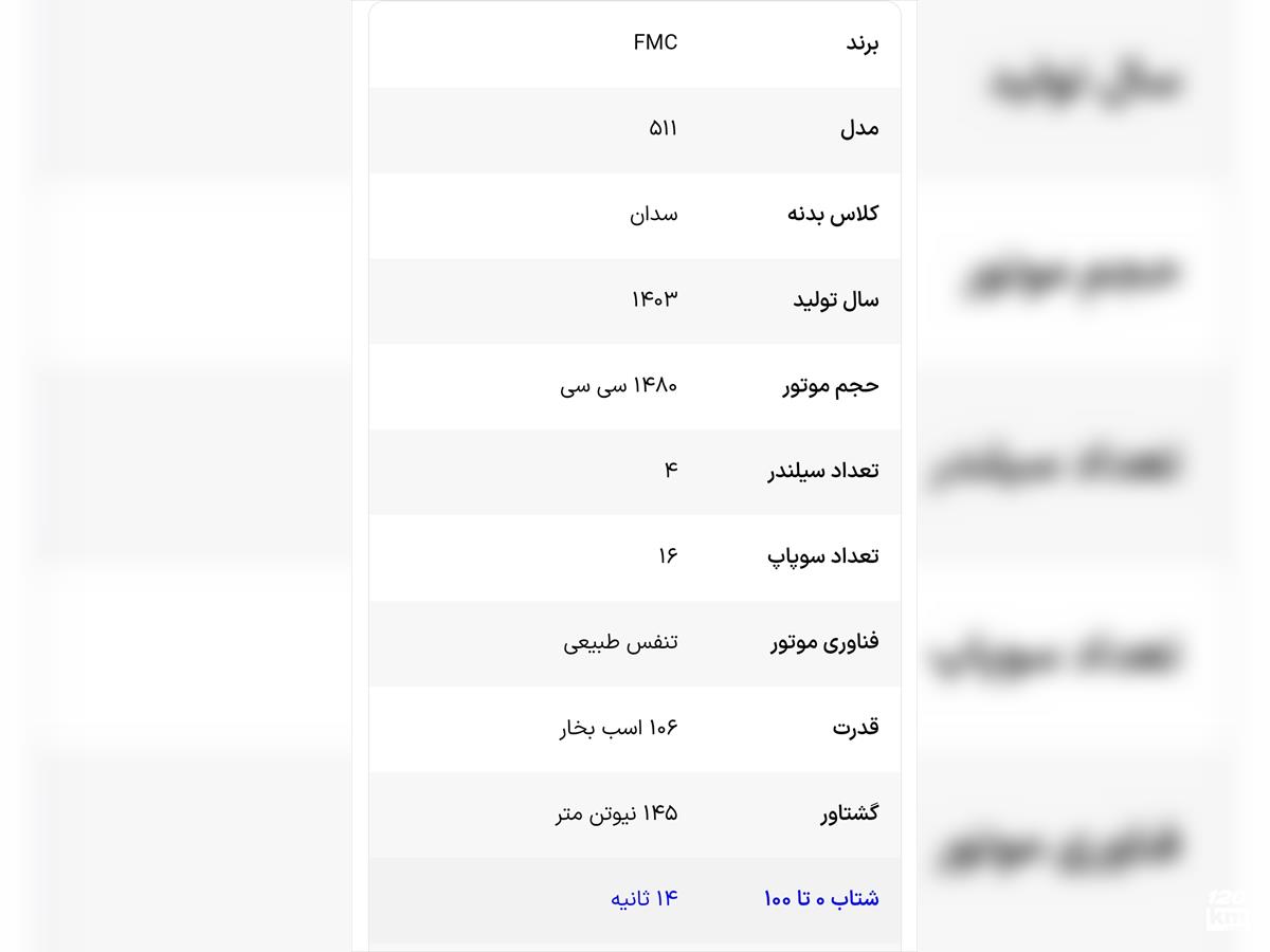 فروش فردا موتورز 511 ۱۴۰۳ صفر مشکی بدون رنگ شیراز امیرکبیر (۸ تیر ۱۴۰۳)