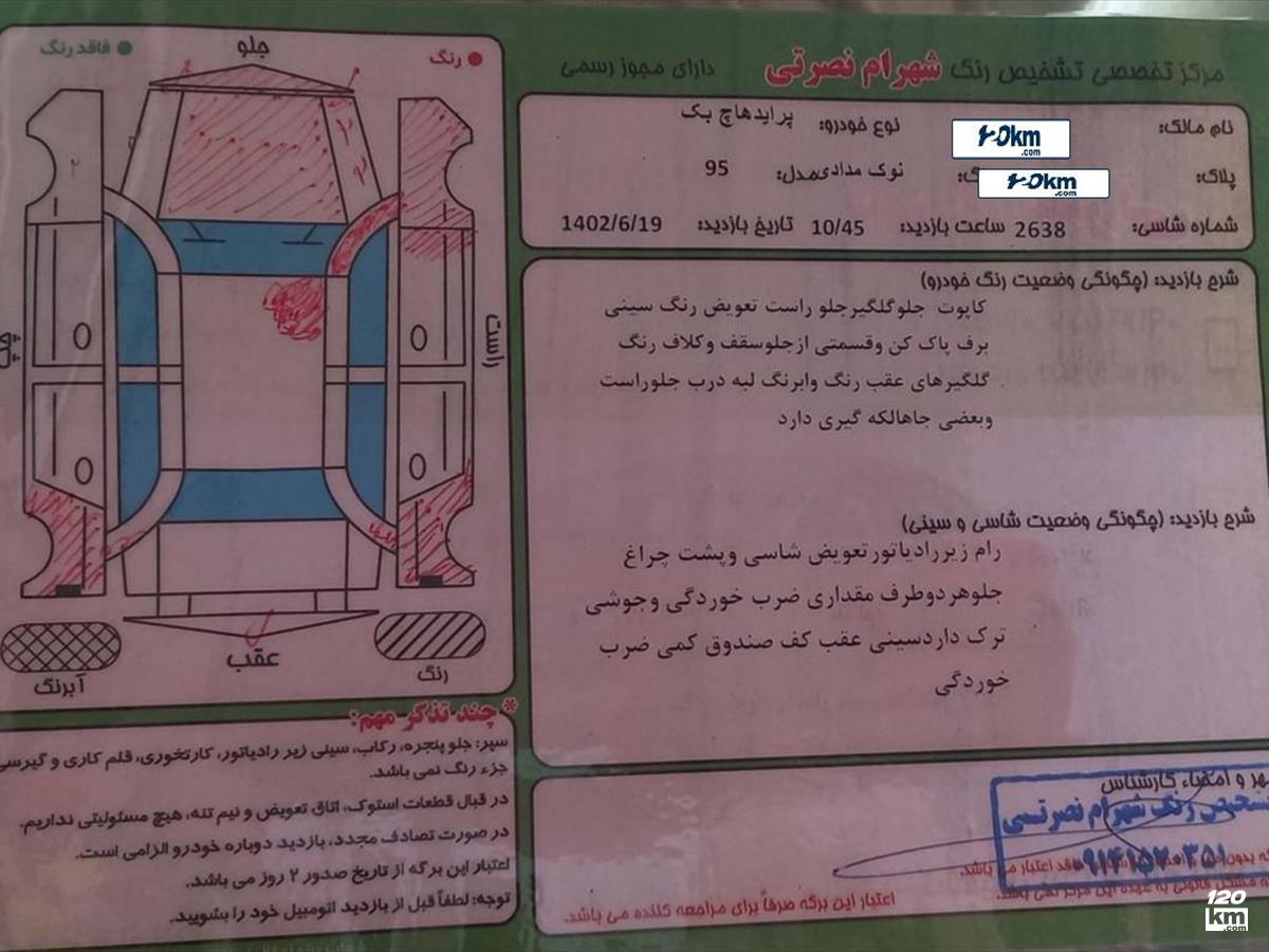 فروش پراید 111 SE ۱۳۹۵ خاکستری کاپوت تعویض کرج کمالشهر (۳ شهریور ۱۴۰۳)