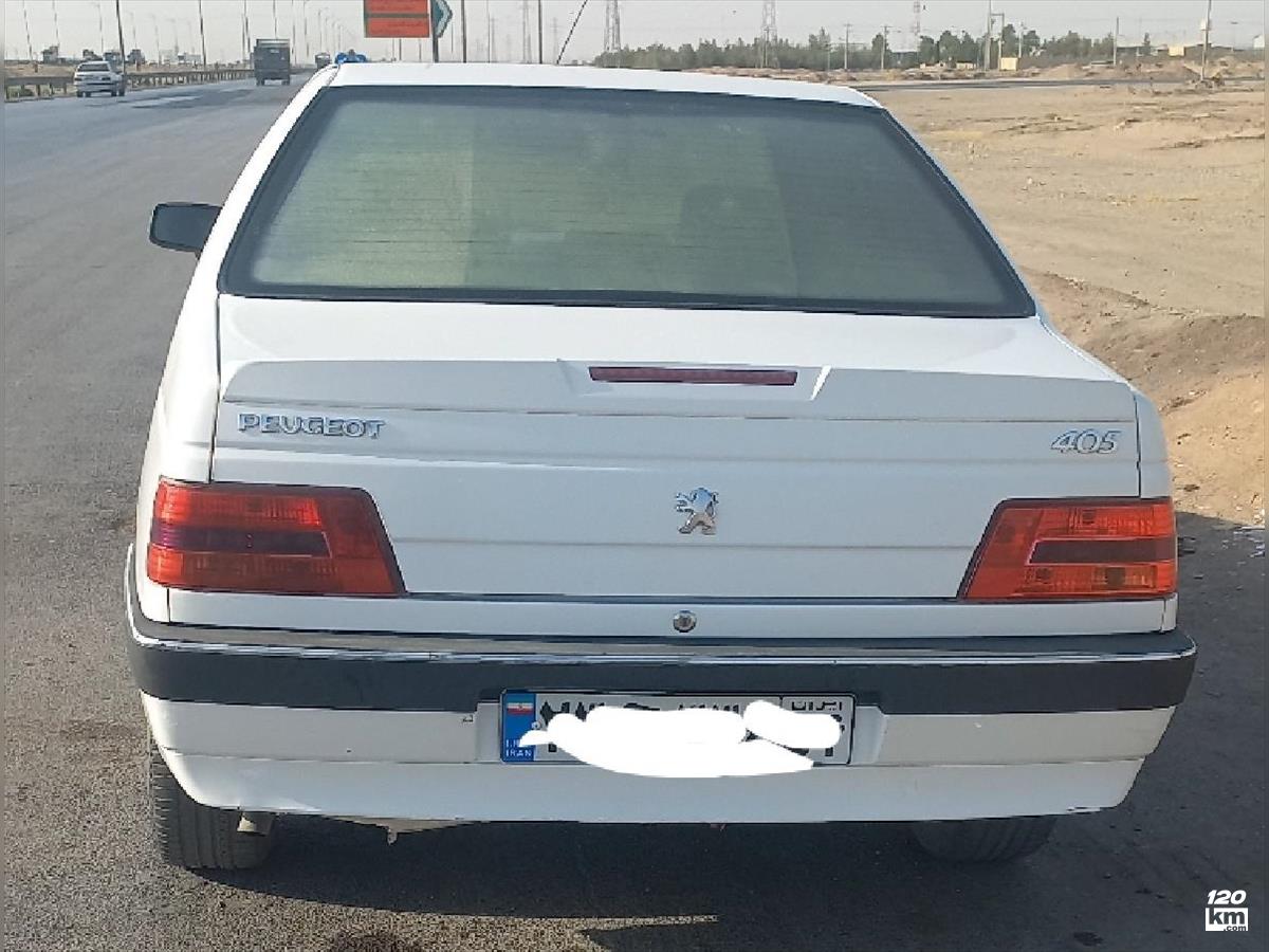 فروش پژو 405 SLX ۱۳۹۵ سفید بدون رنگ یزد آزادشهر (۱۸ مهر ۱۴۰۳)