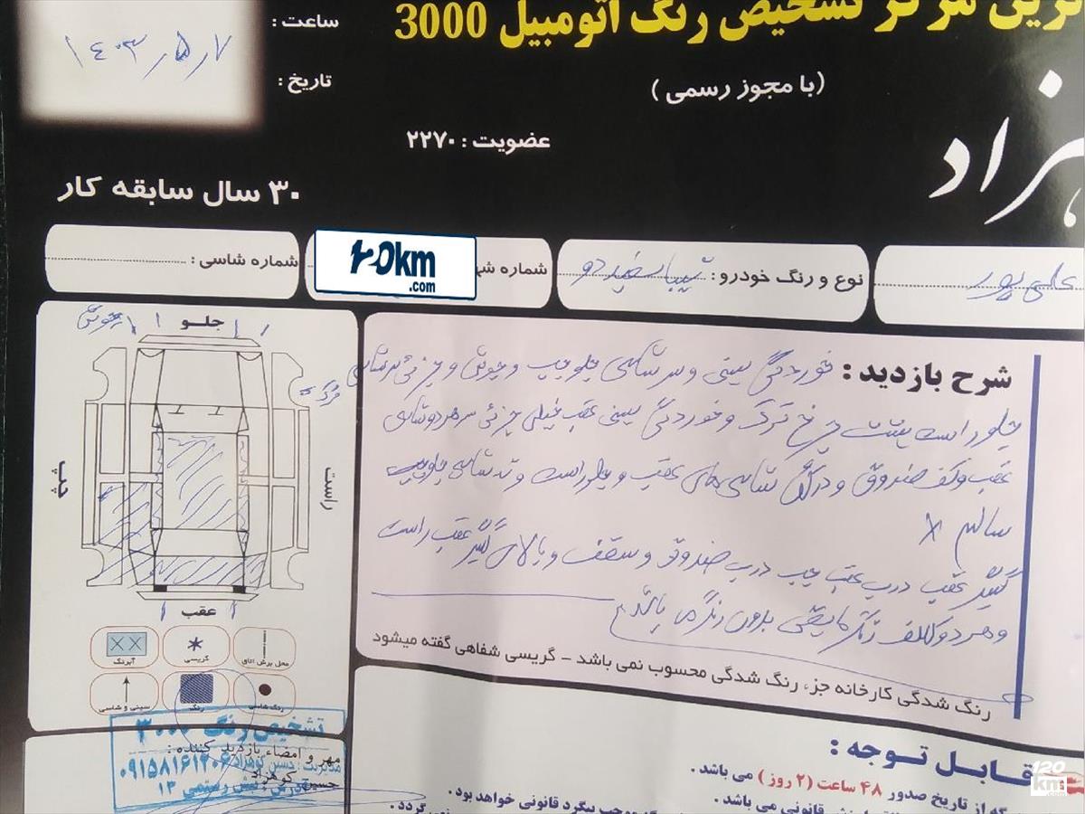 فروش تیبا 2  ۱۳۹۵ سفید چند لکه رنگ مشهد شهرک شهید رجایی (۲۲ آبان ۱۴۰۳)