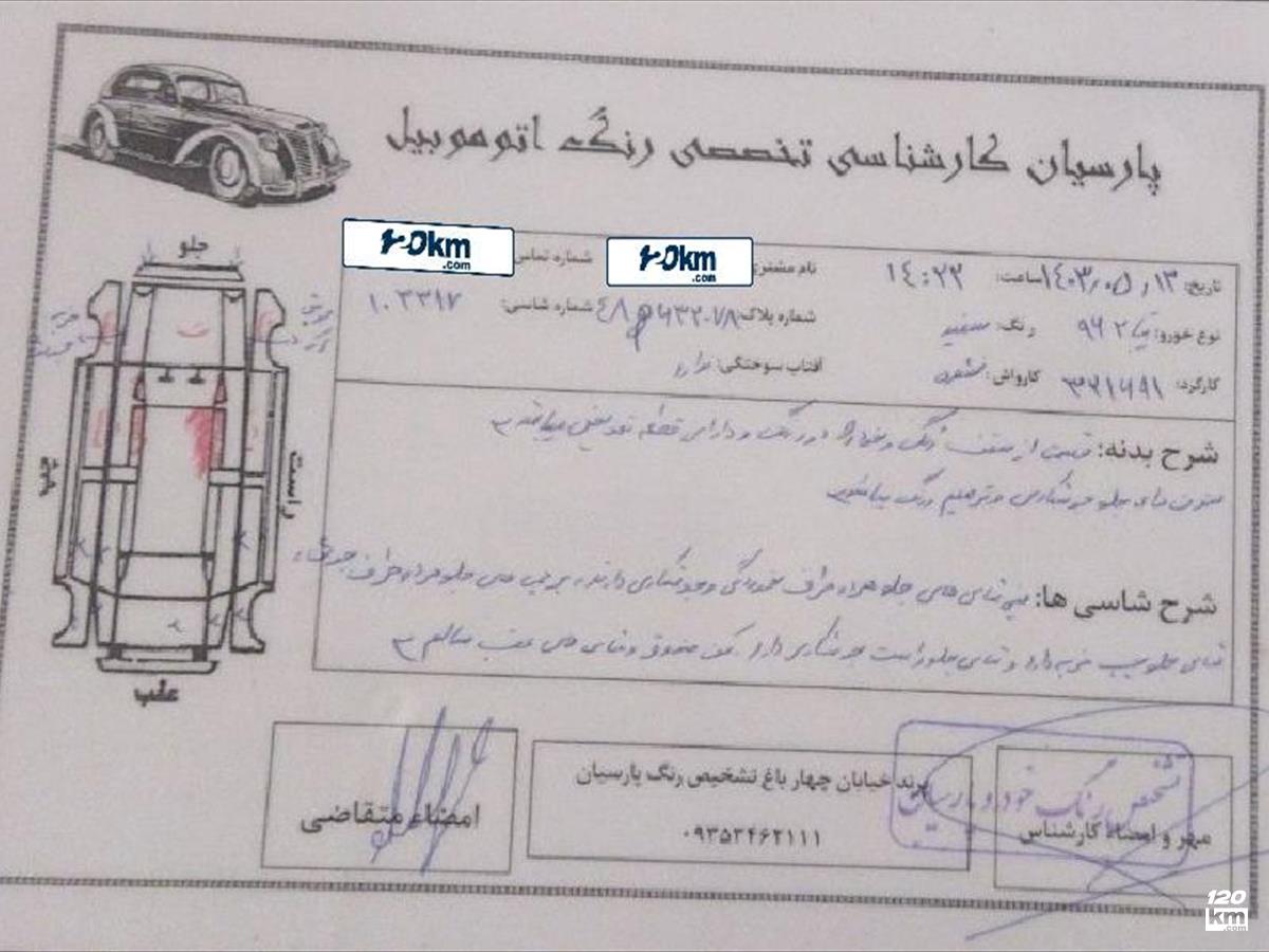 فروش تیبا 2  ۱۳۹۶ سفید چند لکه رنگ تهران پرند (۲۱ آذر ۱۴۰۳)