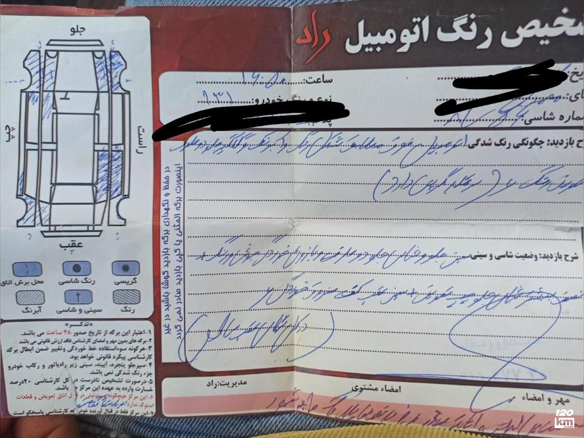 فروش پراید 131 SE ۱۳۸۶ دوگانه سوز سفید گلگیر تعویض مشهد رسالت (۱۷ اسفند ۱۴۰۳)