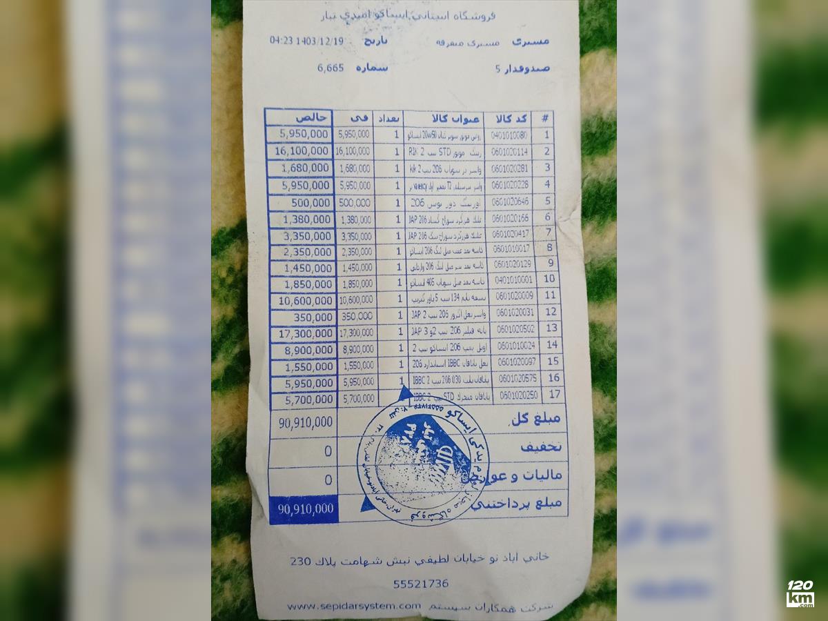 فروش پژو 206 تیپ 2 ۱۳۸۹ سفید گلگیر تعویض تهران جوادیه (۲۴ اسفند ۱۴۰۳)