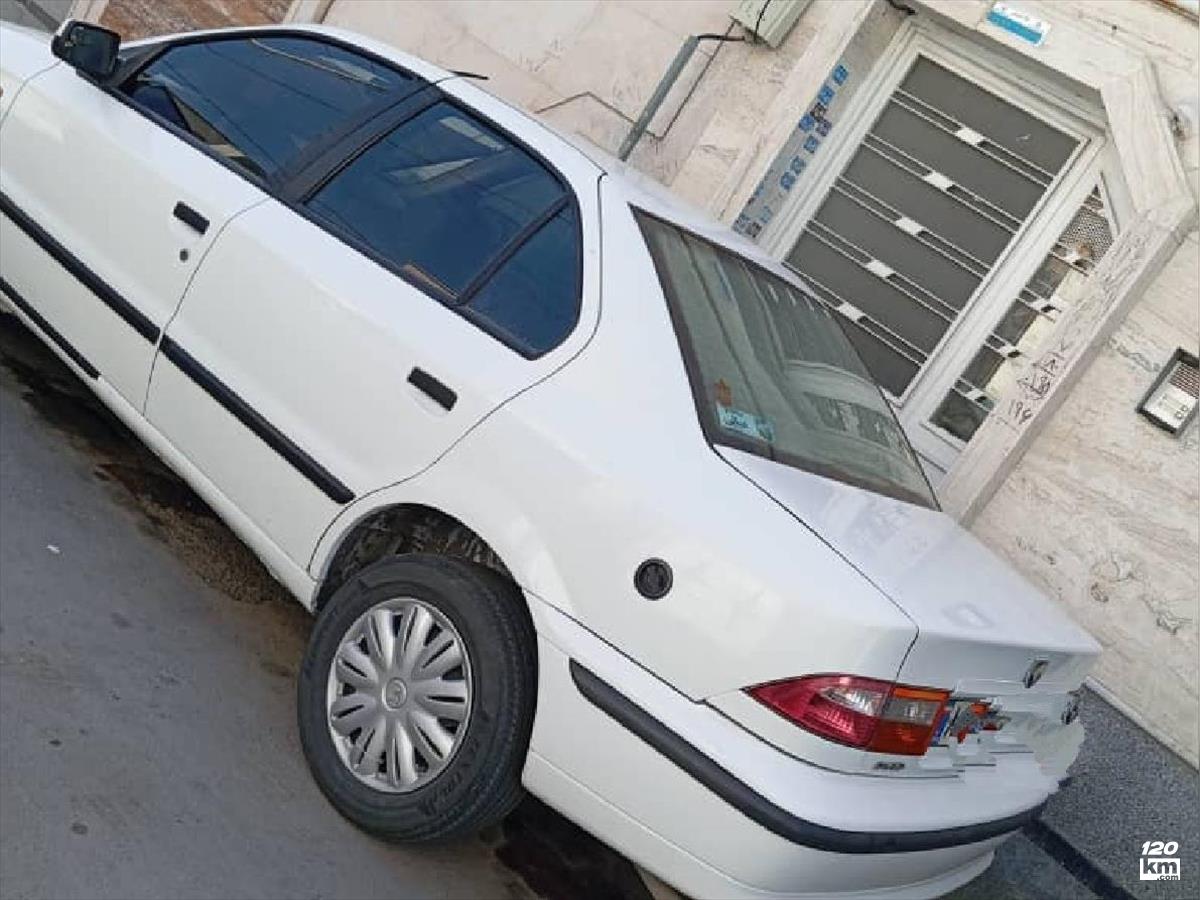 فروش سمند LX EF7 ۱۳۹۷ دوگانه سوز سفید دو لکه رنگ شیراز بلوار مدرس (۲۵ فروردین ۱۴۰۴)