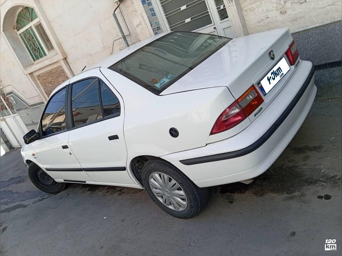 فروش سمند LX EF7 ۱۳۹۷ دوگانه سوز سفید دو لکه رنگ شیراز بلوار مدرس (۲۵ فروردین ۱۴۰۴)