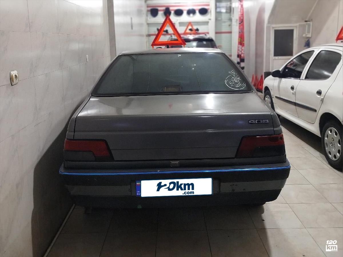 فروش پژو 405 GLX ۱۳۹۱ دوگانه سوز خاکستری دور رنگ تبریز فجر (۲۳ فروردین ۱۴۰۴)