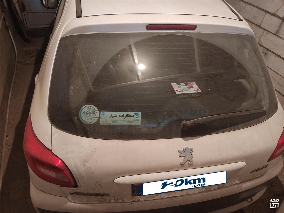 فروش پژو 207 ۱۳۹۷ سفید بدون رنگ شیراز بلوار عدالت (۲۵ فروردین ۱۴۰۴)