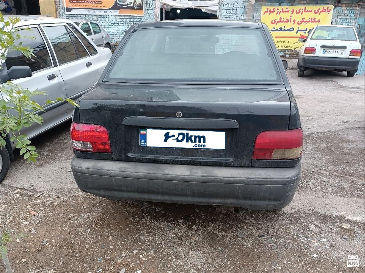 فروش پراید 131 EX ۱۳۹۱ دوگانه سوز مشکی دو لکه رنگ تبریز زعفرانیه (۲۷ فروردین ۱۴۰۴)