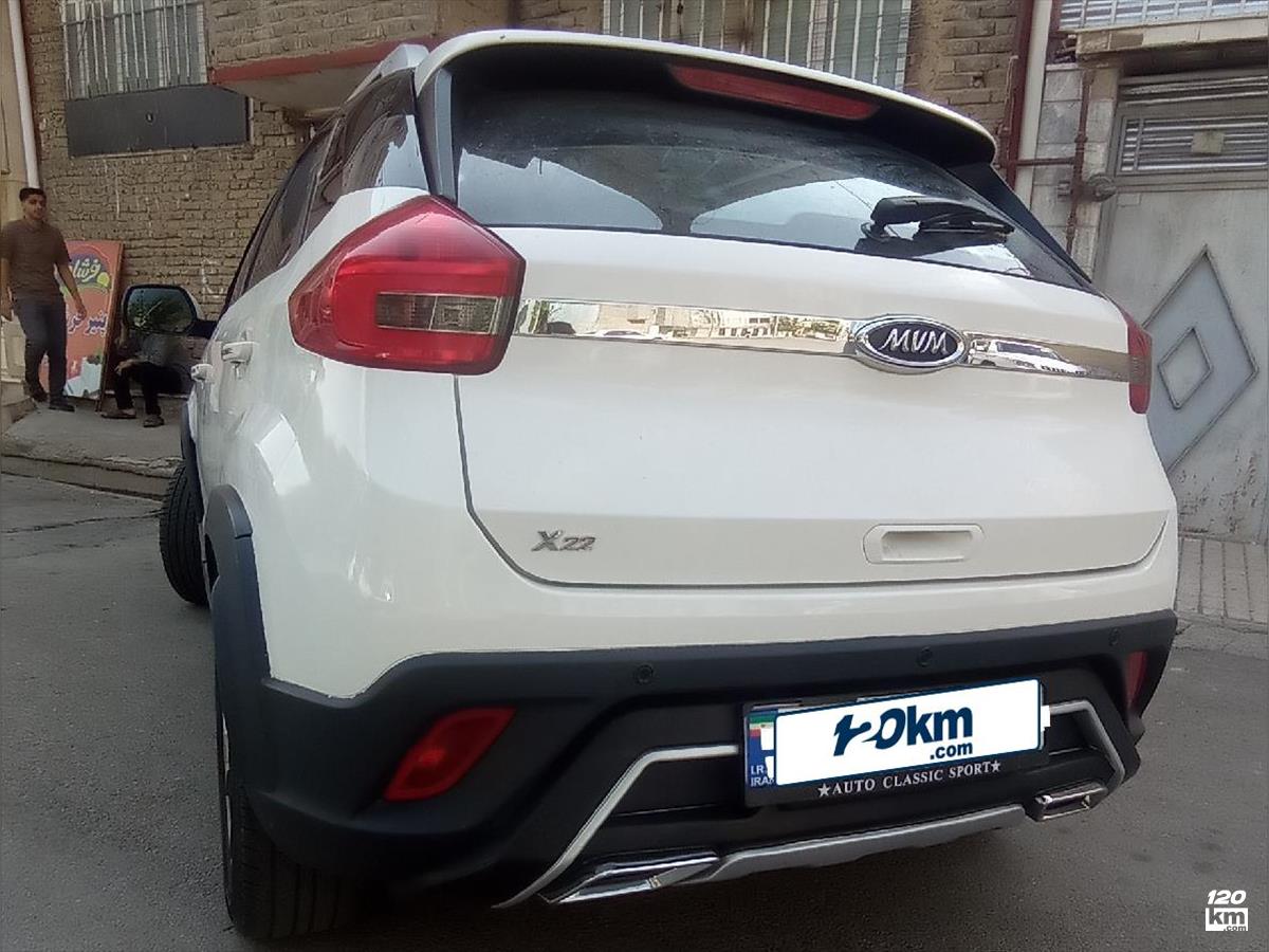فروش ام وی ام X22 اسپرت اکسلنت ۱۳۹۶ سفید بدون رنگ مشهد کوی مهدی (۲۸ فروردین ۱۴۰۴)