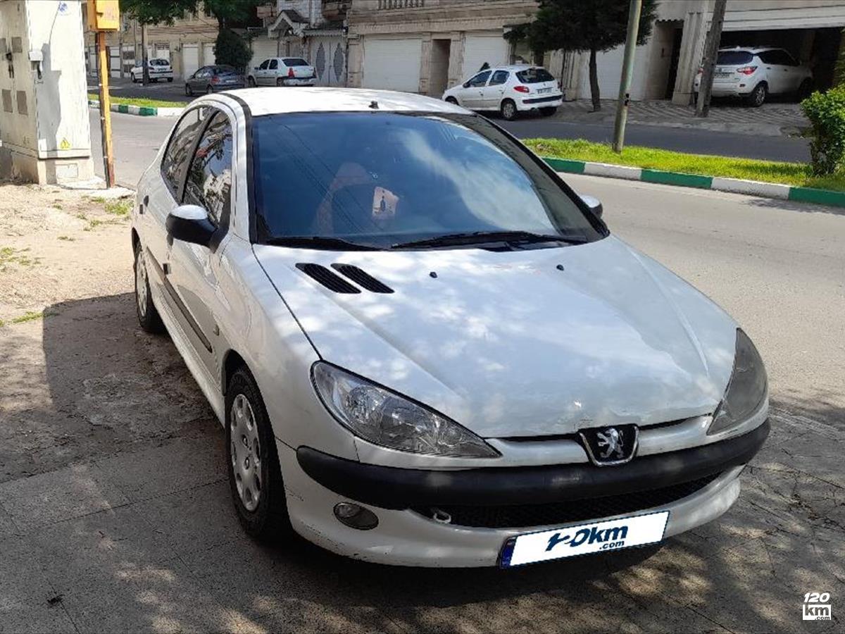 فروش پژو 206 تیپ 5 ۱۳۹۳ سفید دو لکه رنگ رشت شهرک مصطفی خمینی (۳ اردیبهشت ۱۴۰۴)