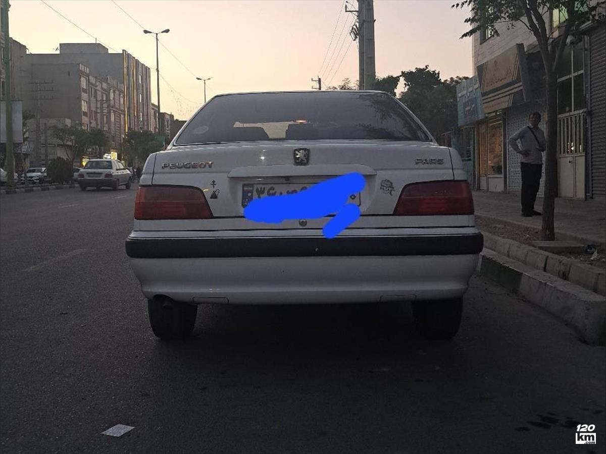 فروش پژو پارس LX ۱۴۰۰ سفید بدون رنگ تهران جوانمرد قصاب (۳ اردیبهشت ۱۴۰۴)