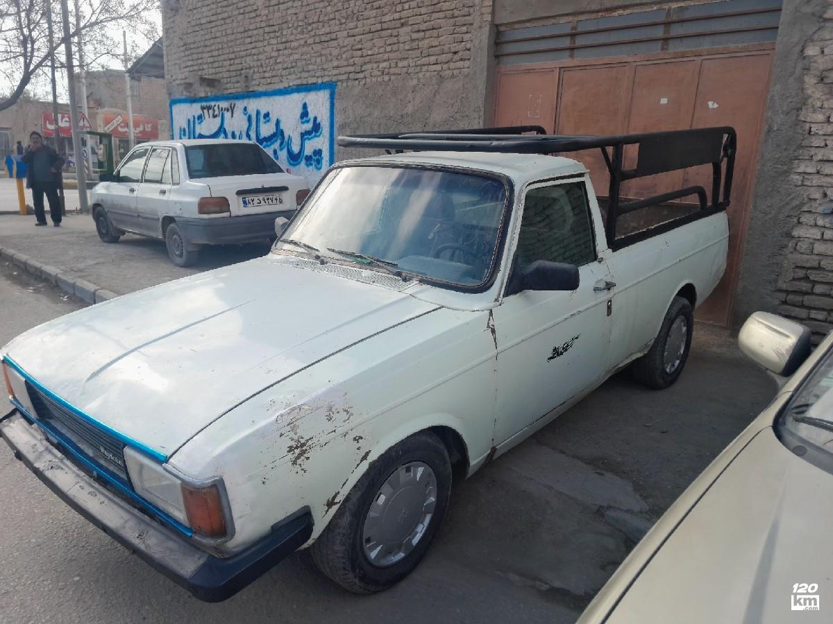فروش پیکان وانت ۱۳۸۶ دوگانه سوز سفید یخچالی بدون رنگ کرمان (۴ اردیبهشت ۱۴۰۴)