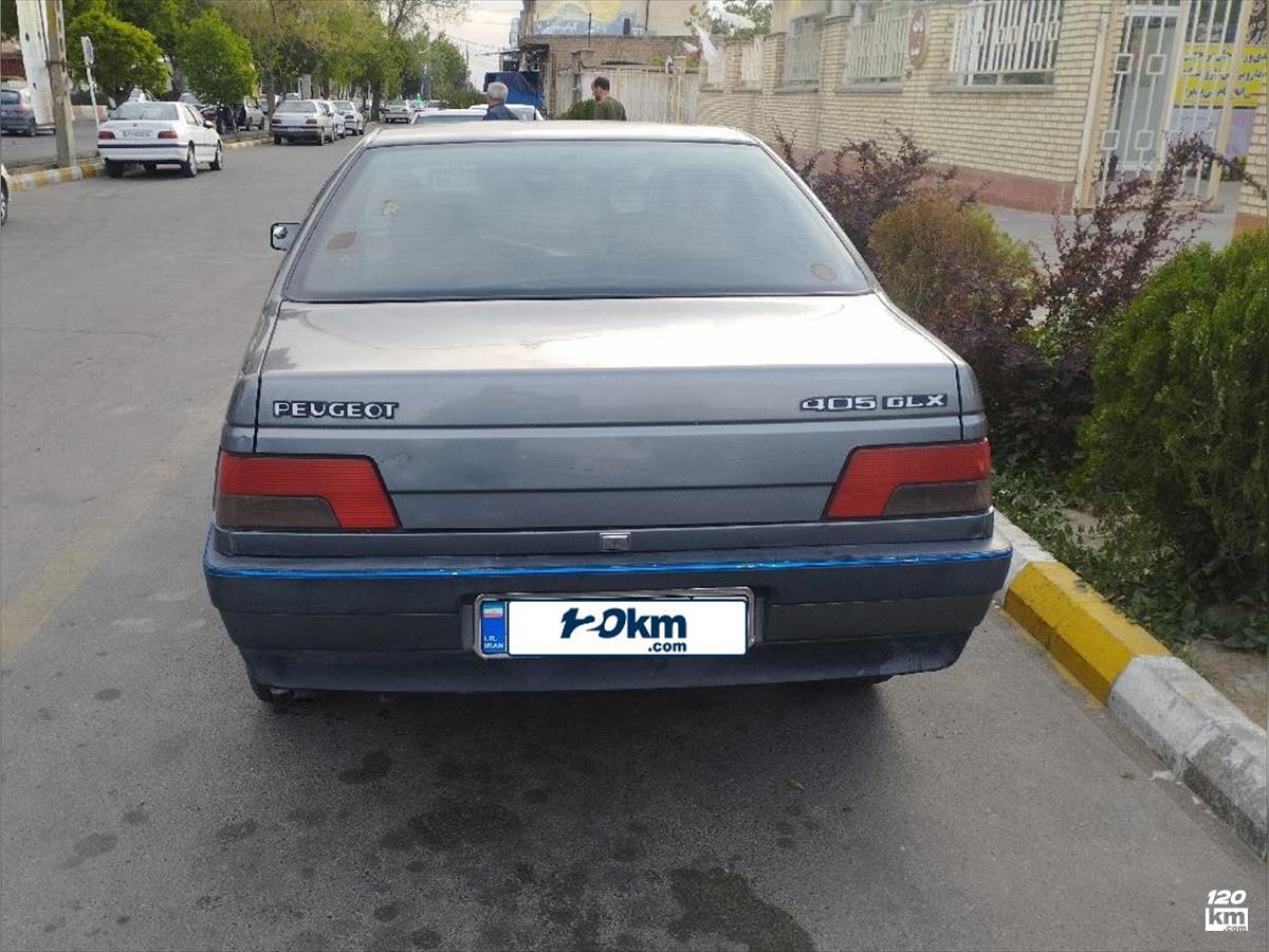 فروش پژو 405 GLX ۱۳۹۱ خاکستری دو لکه رنگ تبریز راه آهن (۵ اردیبهشت ۱۴۰۴)