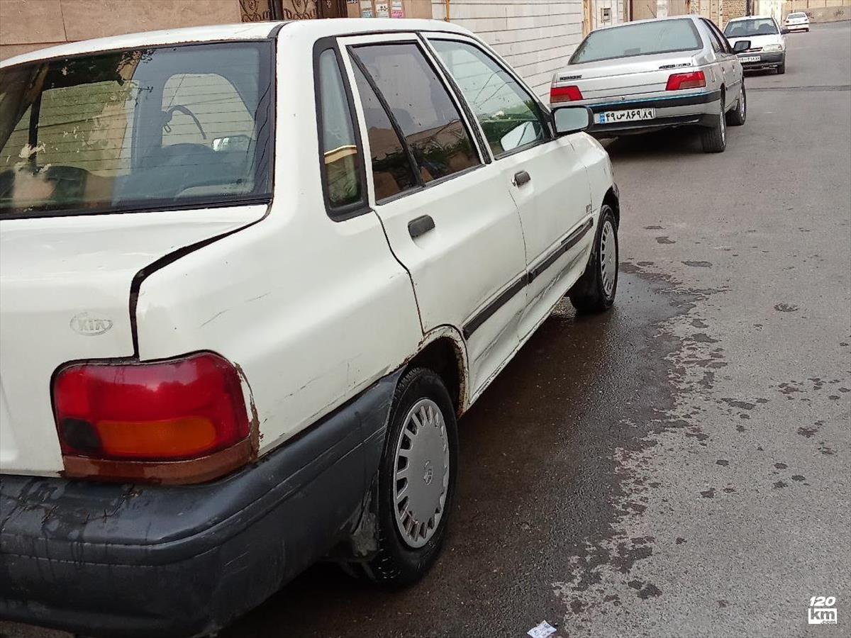 فروش پراید صندوقدار ۱۳۸۰ (کم کارکرد) سفید دور رنگ قزوین تاکستان (۸ اردیبهشت ۱۴۰۴)
