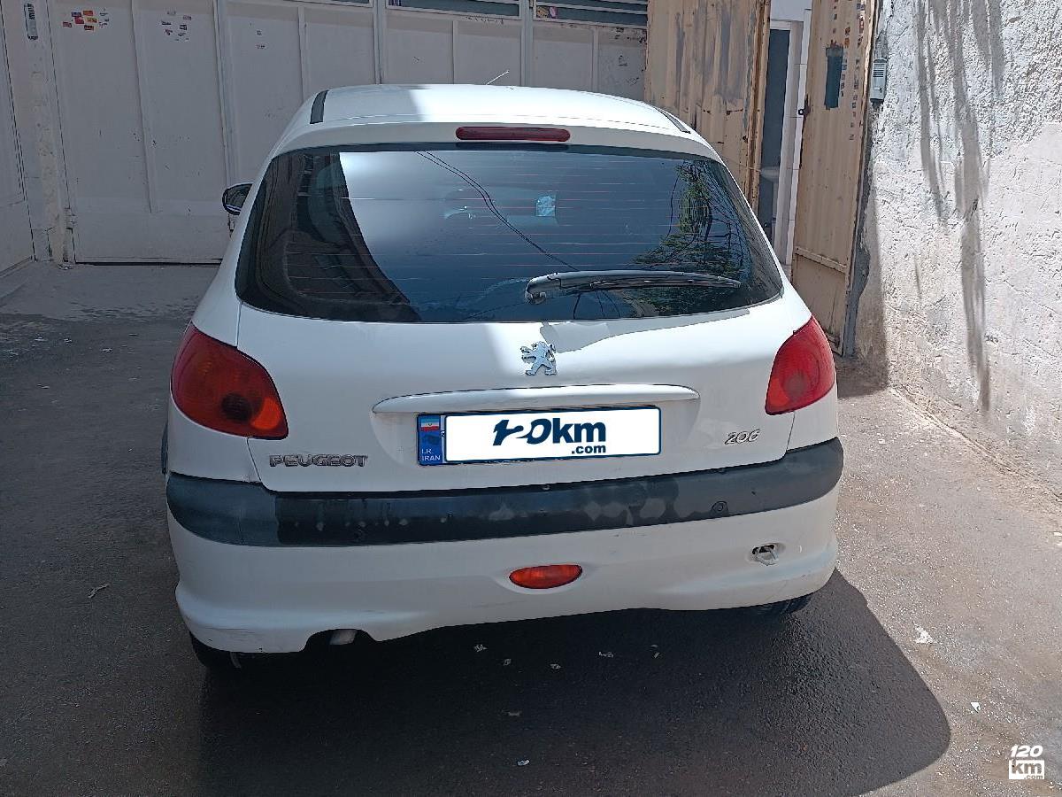 فروش پژو 206 تیپ 2 ۱۳۹۴ سفید یک لکه رنگ اصفهان ملک شهر (۱۳ اردیبهشت ۱۴۰۴)