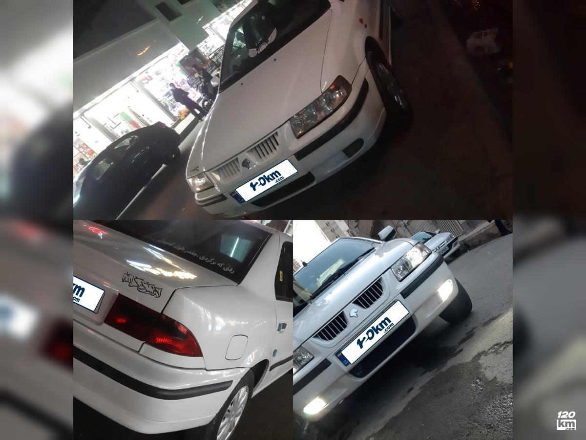 فروش سمند LX ۱۳۹۵ سفید دور رنگ تهران اسلامشهر (۱۴ اردیبهشت ۱۴۰۴)