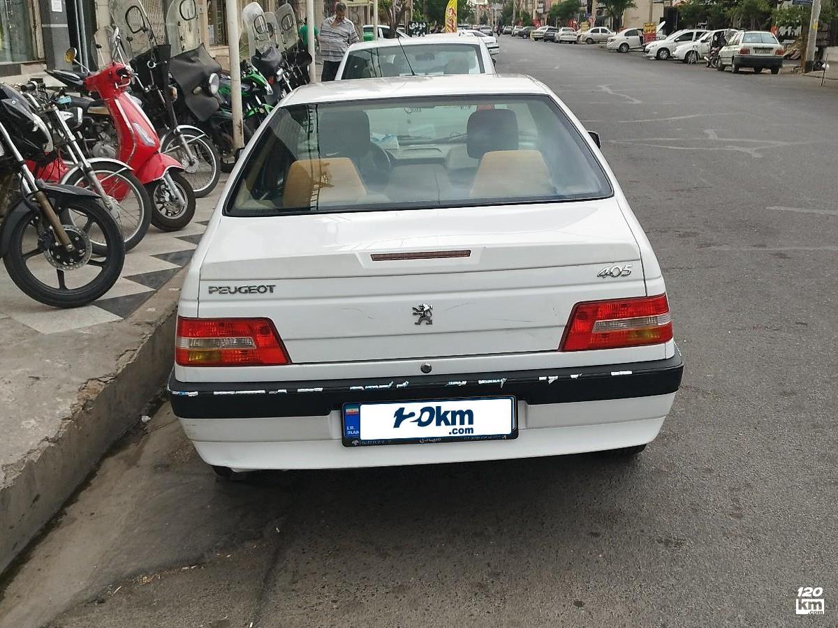 فروش پژو 405 SLX ۱۳۹۷ سفید بدون رنگ قم توحید (۱۶ اردیبهشت ۱۴۰۴)