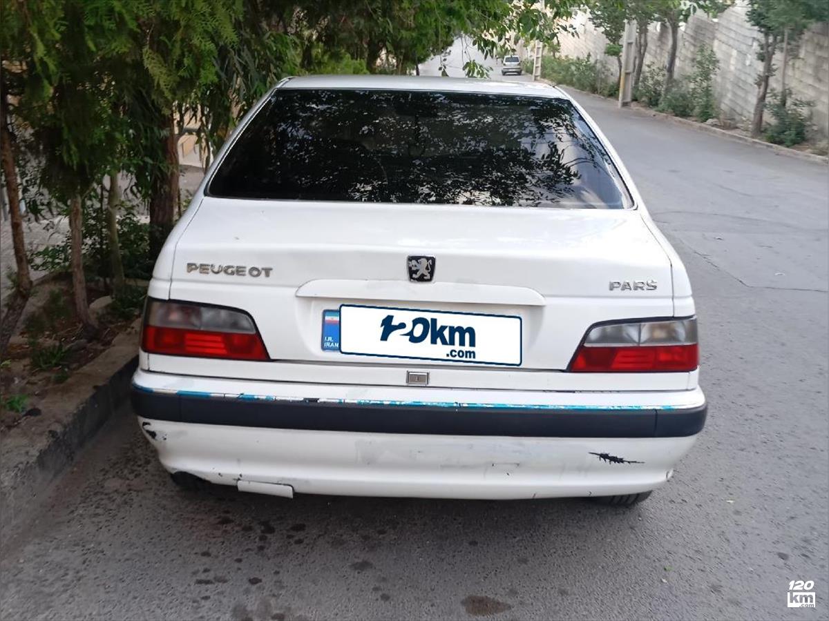 فروش پژو پارس سال ۱۳۹۰ دوگانه سوز سفید چند لکه رنگ اصفهان سه راه سیمین (۱۷ اردیبهشت ۱۴۰۴)