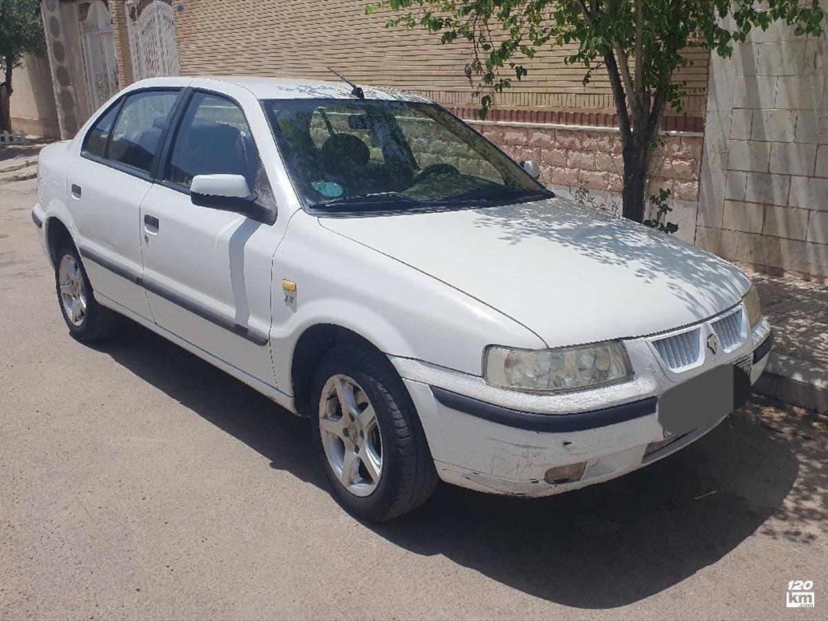 فروش سمند LX EF7 ۱۳۹۰ سفید دو لکه رنگ کرمان سیرجان (۱۸ اردیبهشت ۱۴۰۴)