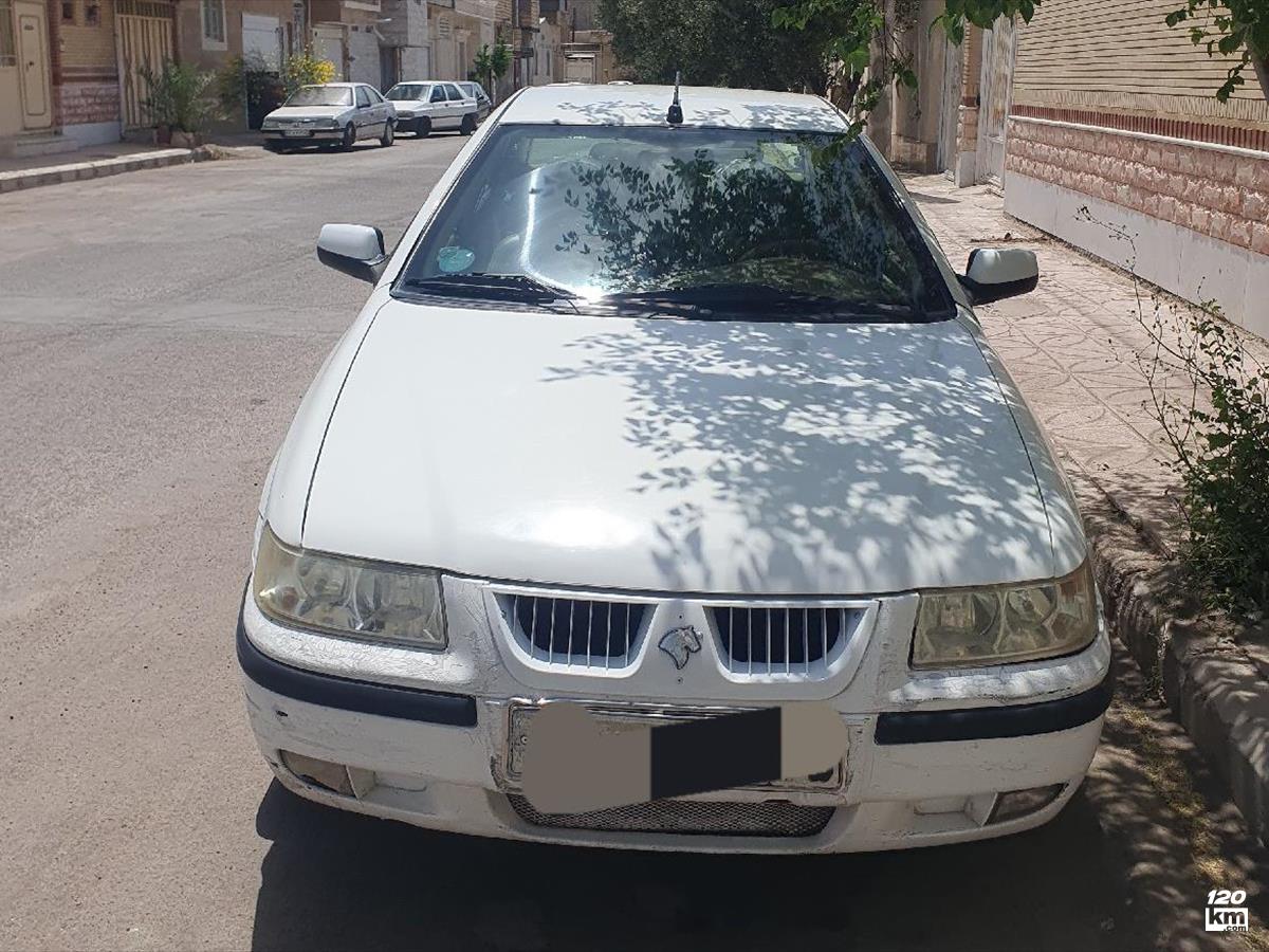 فروش سمند LX EF7 ۱۳۹۰ سفید دو لکه رنگ کرمان سیرجان (۱۸ اردیبهشت ۱۴۰۴)