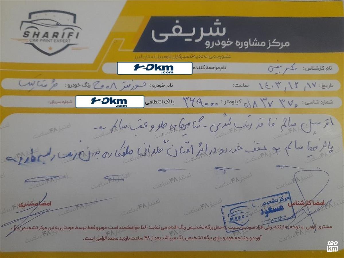 فروش کیا سورنتو ۲۰۰۸ بژ بدون رنگ کرج کمالشهر (۱۹ اردیبهشت ۱۴۰۴)