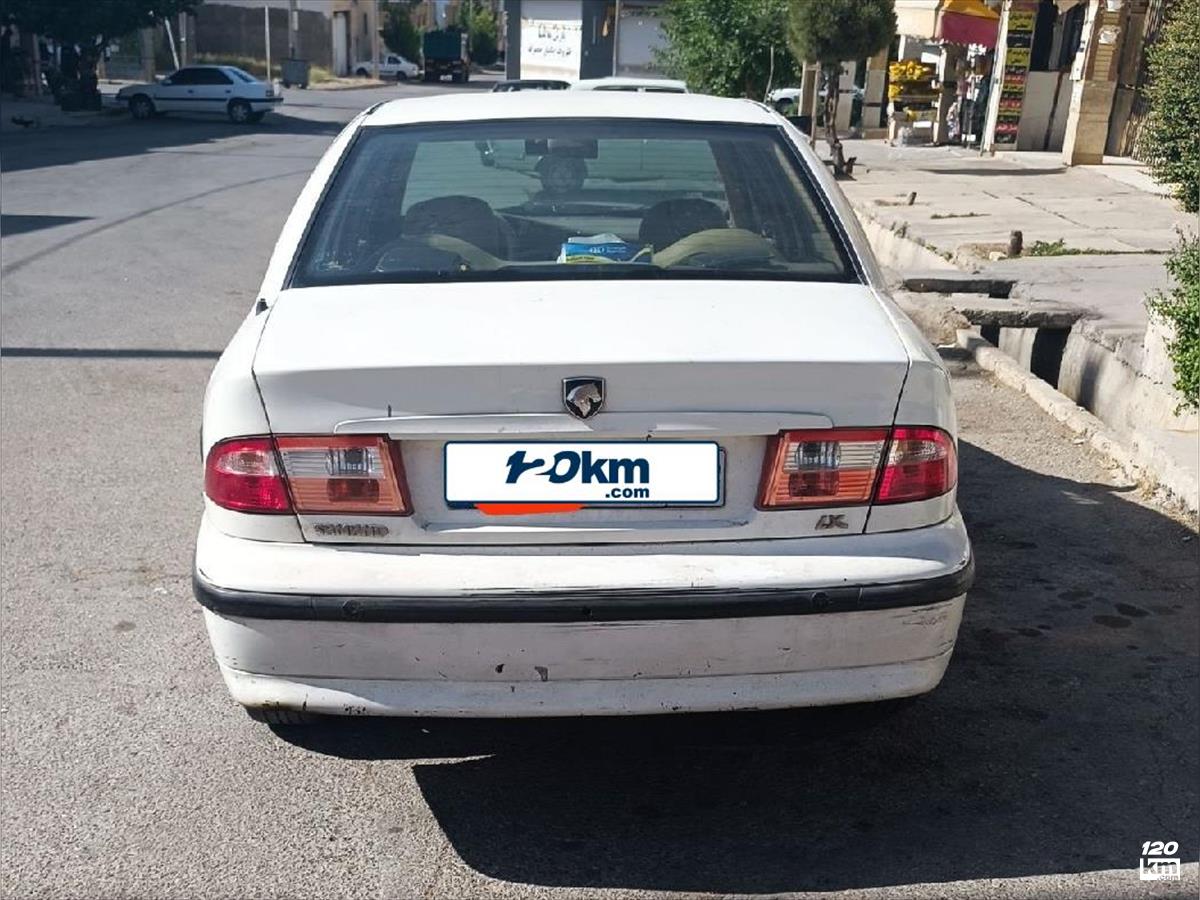 فروش سمند LX ۱۳۸۷ دوگانه سوز سفید کامل رنگ شیراز شهرک گلستان (۱۹ اردیبهشت ۱۴۰۴)