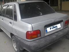 120km.com | فروش پراید، صندوقدار، مدل ۱۳۸۶، نقره ای، ایلام