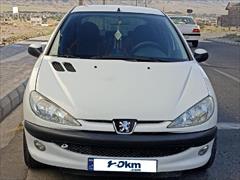 120km.com | فروش پژو، 206، تیپ 2، مدل ۱۳۸۹، سفید، بیرجند