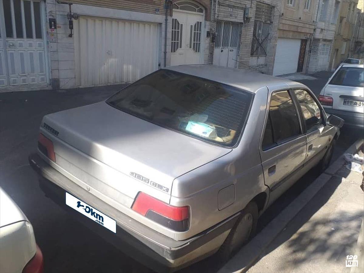 فروش پژو 405 GLX ۱۳۹۴ دوگانه سوز نقره آبی یک لکه رنگ تهران مسعودیه (۲۵ اردیبهشت ۱۴۰۴)