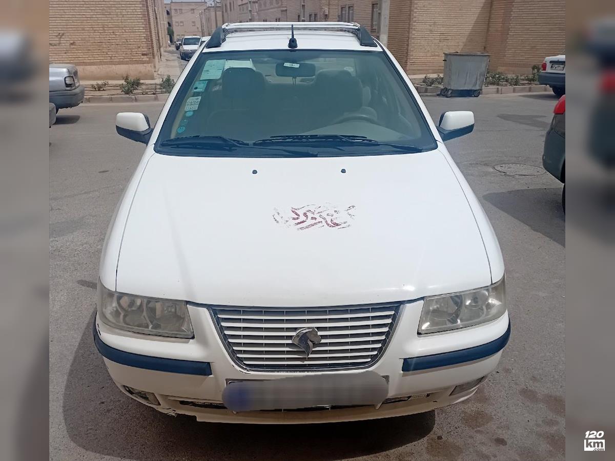 فروش سمند LX EF7 ۱۳۹۷ دوگانه سوز سفید چند لکه رنگ قم شهرک قدس (۲۶ اردیبهشت ۱۴۰۴)