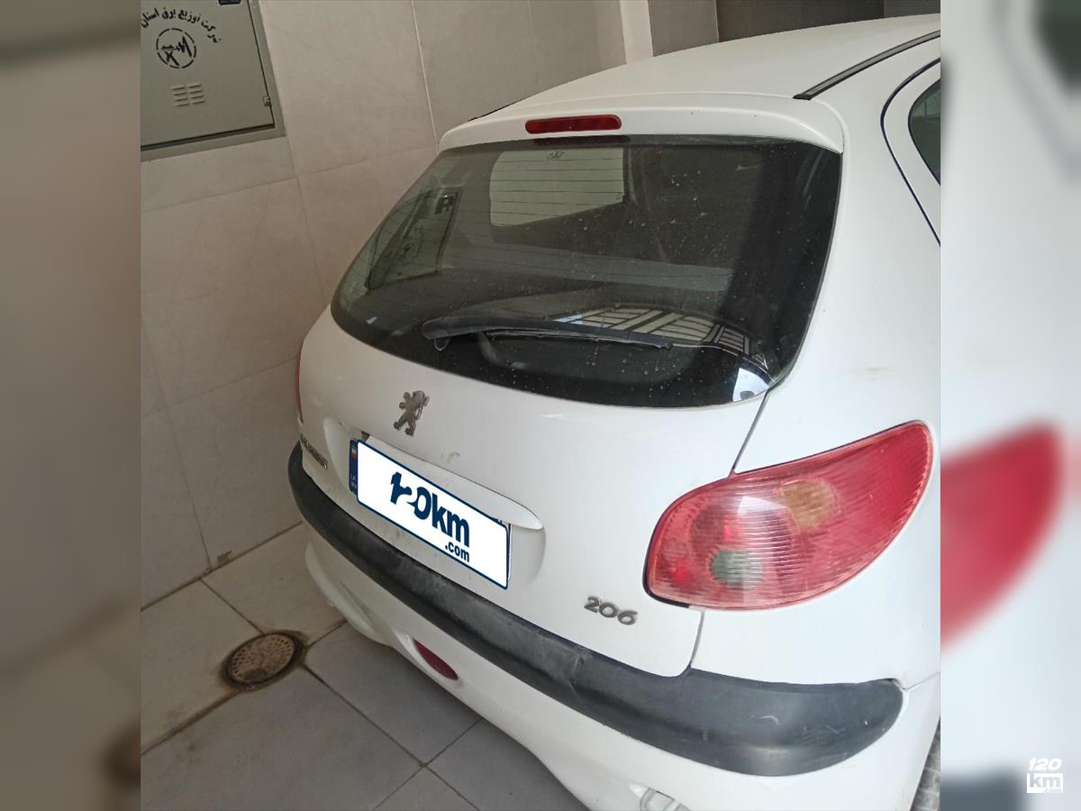 فروش پژو 206 تیپ 2 ۱۳۸۹ سفید چند لکه رنگ اصفهان شهرضا (۲۶ اردیبهشت ۱۴۰۴)