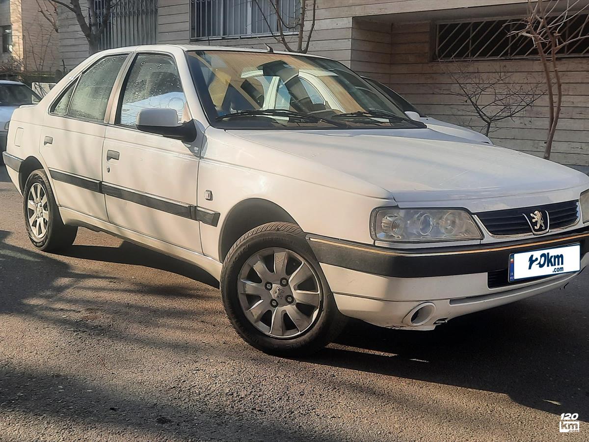 فروش پژو 405 SLX ۱۳۹۶ سفید کاپوت تعویض تهران شهر ری (۲۷ اردیبهشت ۱۴۰۴)