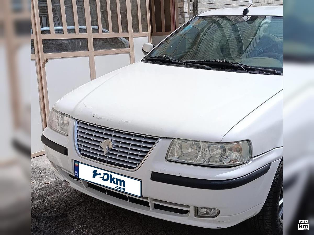 فروش سمند LX ۱۳۸۹ سفید دو لکه رنگ اراک (۲۷ اردیبهشت ۱۴۰۴)