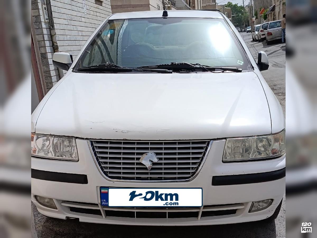 فروش سمند LX ۱۳۸۹ سفید دو لکه رنگ اراک (۲۷ اردیبهشت ۱۴۰۴)
