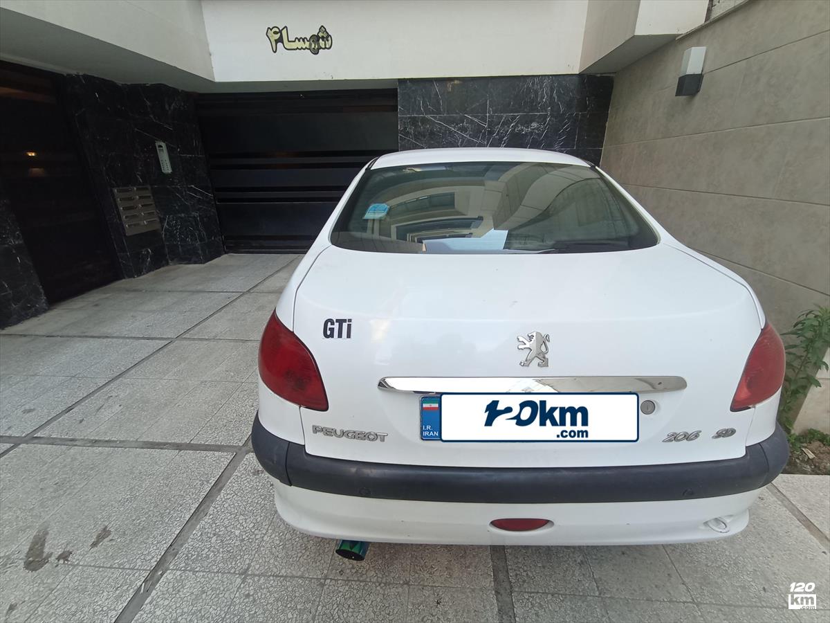 فروش پژو 206 SD V8 ۱۳۹۵ سفید یک لکه رنگ ساری میدان امام خمینی (۲۹ اردیبهشت ۱۴۰۴)