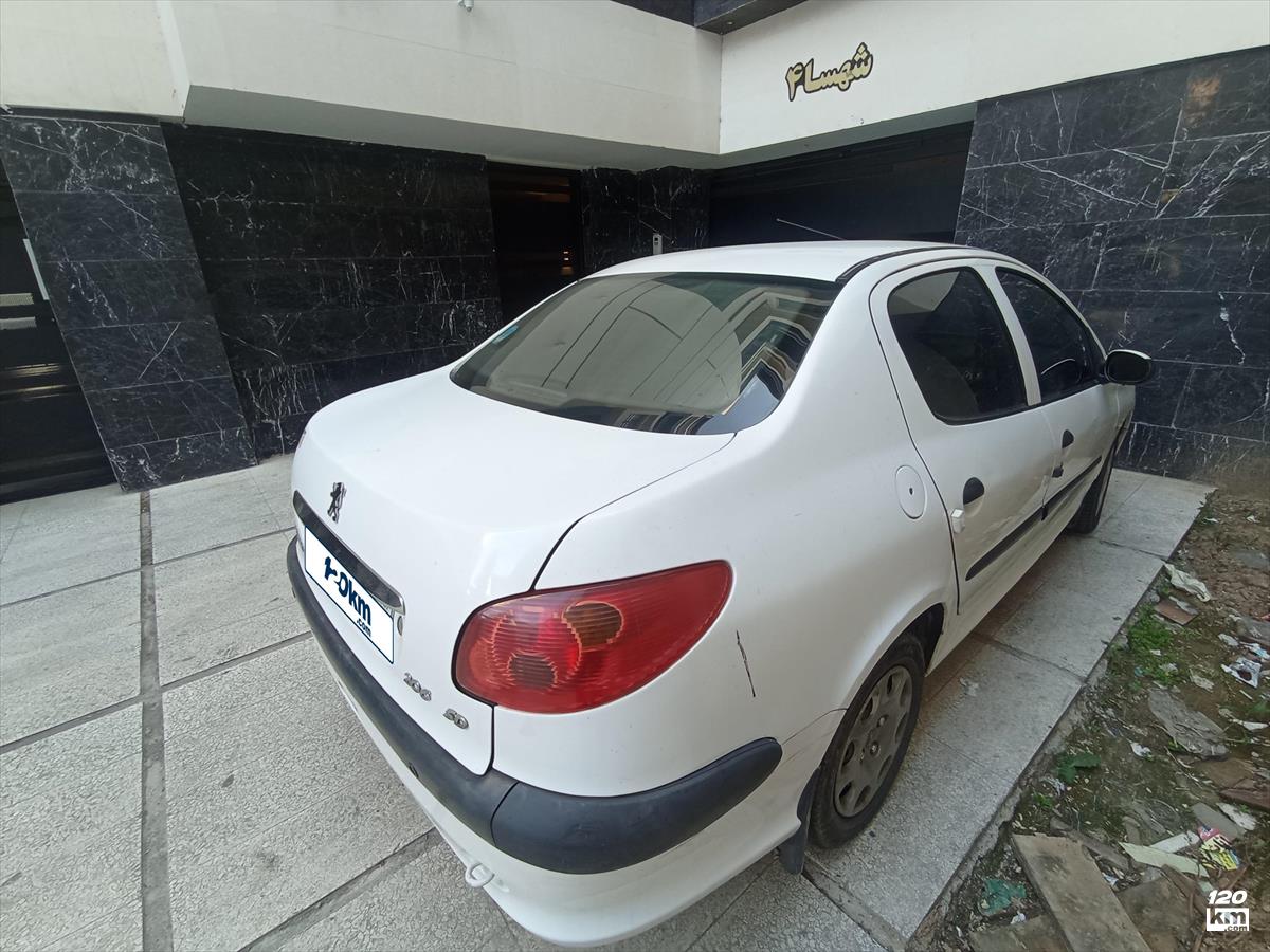 فروش پژو 206 SD V8 ۱۳۹۵ سفید یک لکه رنگ ساری میدان امام خمینی (۲۹ اردیبهشت ۱۴۰۴)