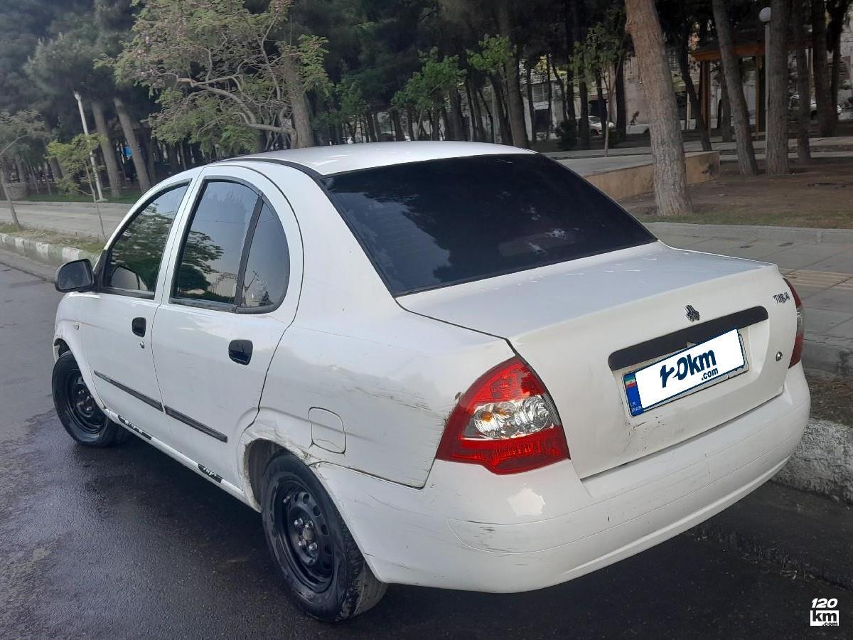 فروش تیبا صندوقدار ۱۴۰۰ سفید بدون رنگ کرج مهرشهر (۱ خرداد ۱۴۰۴)