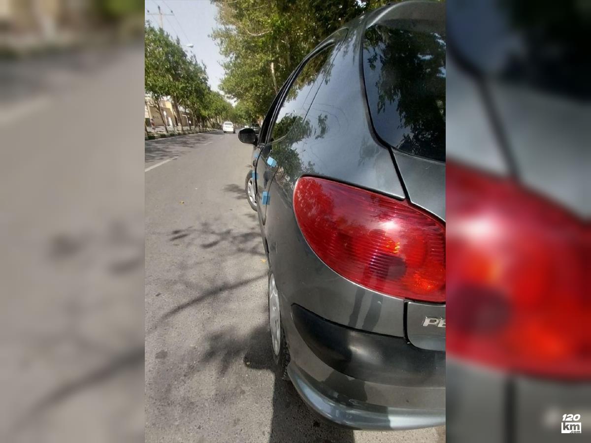 فروش پژو 206 تیپ 5 ۱۳۹۳ خاکستری چند لکه رنگ مشهد بلوار توس (۱ خرداد ۱۴۰۴)