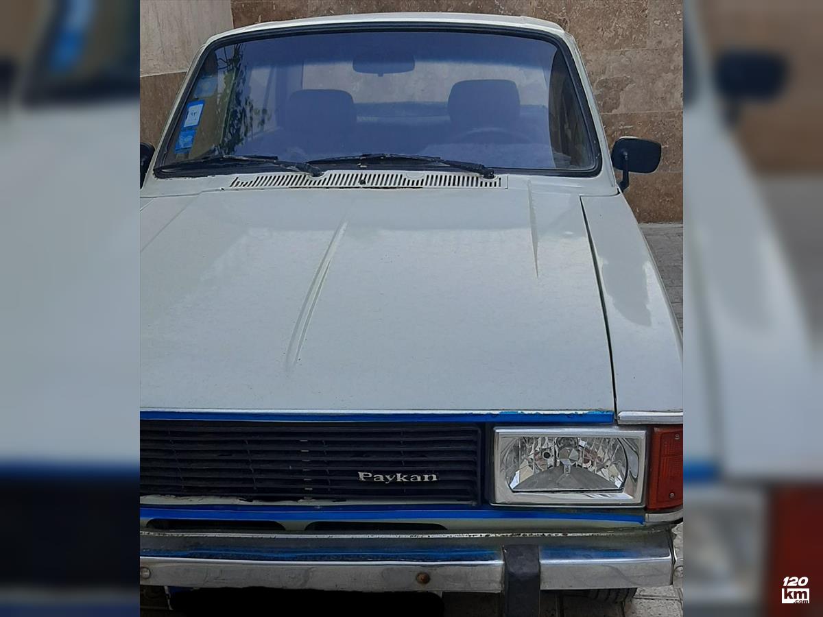 فروش پیکان صندوقدار ۱۳۷۶ دوگانه سوز (کم کارکرد) سفید دور رنگ مشهد قاسم آباد (شهرک غرب) (۶ خرداد ۱۴۰۴)