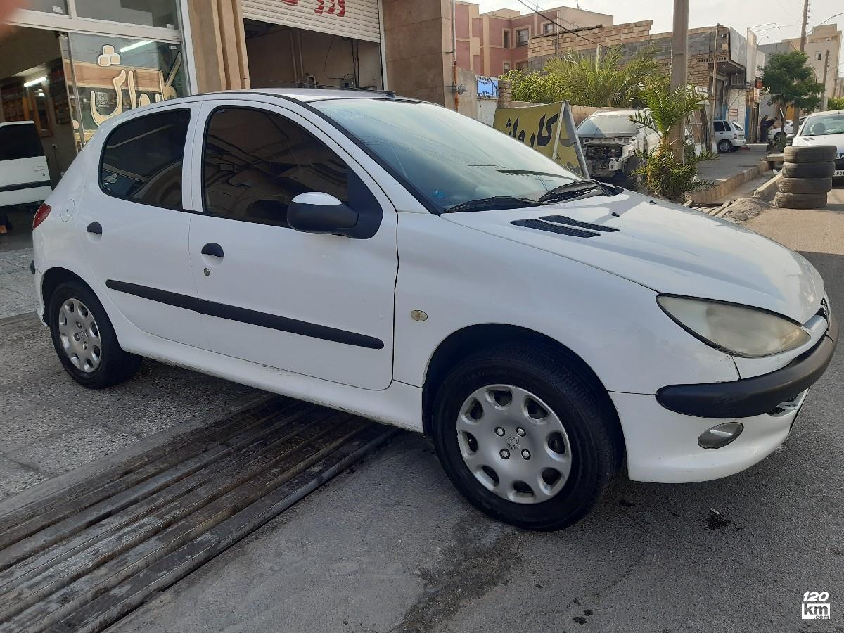 فروش پژو 206 تیپ 2 ۱۳۹۷ سفید بدون رنگ تهران جنت آباد (۱۱ خرداد ۱۴۰۴)
