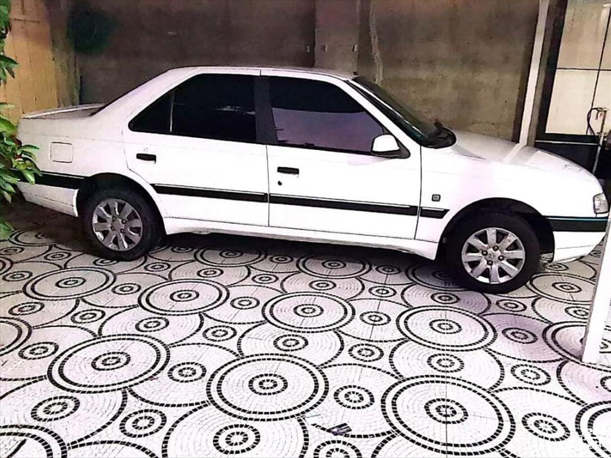 فروش پژو 405 SLX ۱۳۹۷ سفید کاپوت تعویض فارس کازرون (۱۴ خرداد ۱۴۰۴)