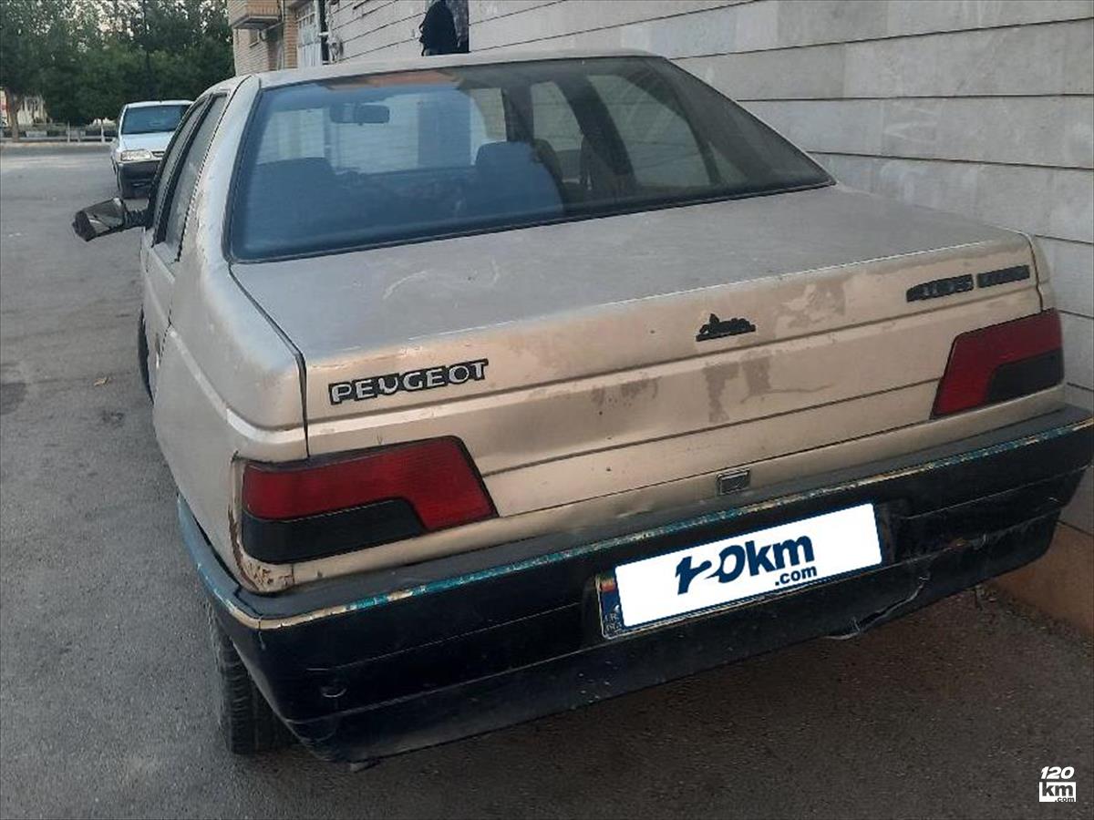 فروش پژو 405 GLX ۱۳۸۰ دوگانه سوز (کم کارکرد) بژ بدون رنگ شیراز کوی زهرا (۱۴ خرداد ۱۴۰۴)