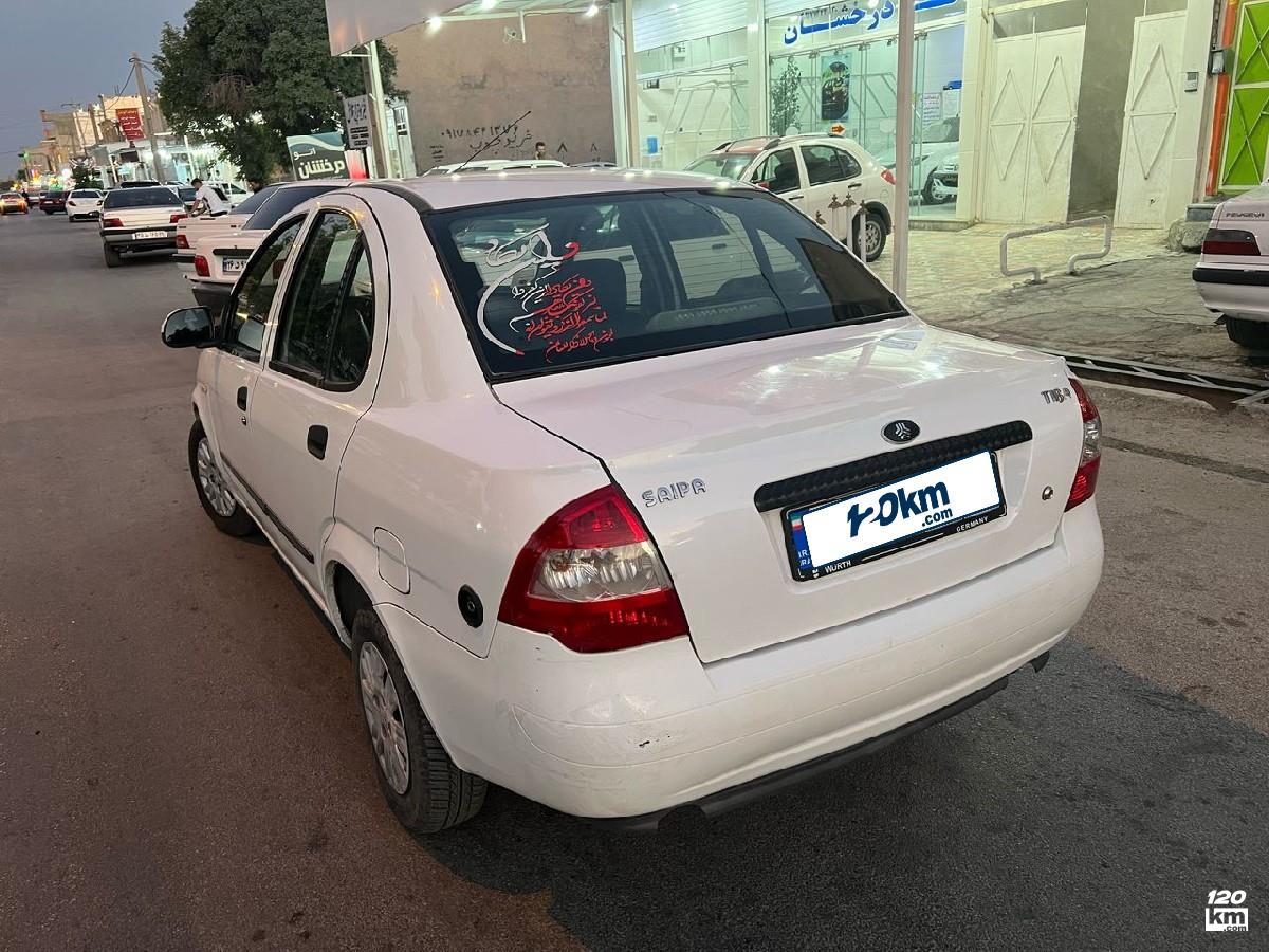 فروش تیبا صندوقدار ۱۳۹۶ دوگانه سوز سفید بدون رنگ کهگیلویه و بویراحمد دهدشت (۱۴ خرداد ۱۴۰۴)