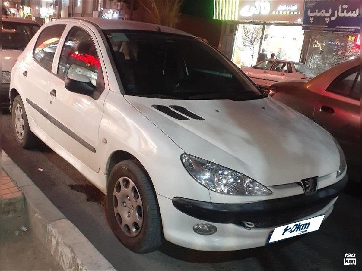 فروش پژو 206 تیپ 5 ۱۳۹۴ سفید بدون رنگ یزد نعل اسبی (۱۸ خرداد ۱۴۰۴)