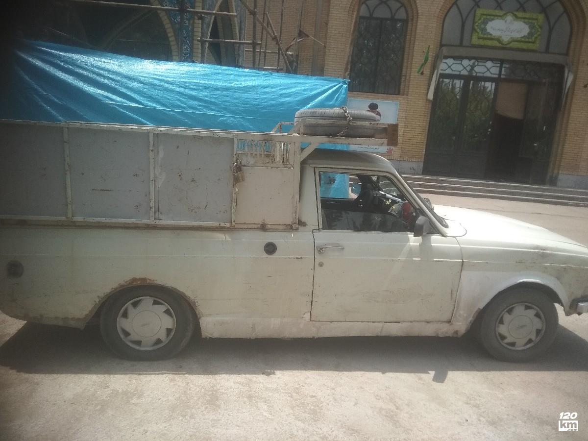 فروش پیکان وانت ۱۳۸۴ دوگانه سوز سفید چند لکه رنگ مشهد جانباز (۲۱ خرداد ۱۴۰۴)