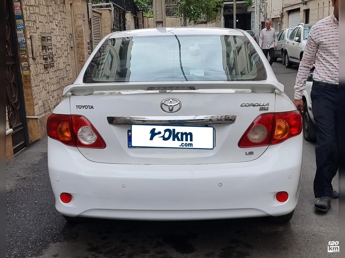فروش تویوتا کرولا GLi ۲۰۰۸ سفید گلگیر تعویض تهران استاد معین (۲۴ خرداد ۱۴۰۴)